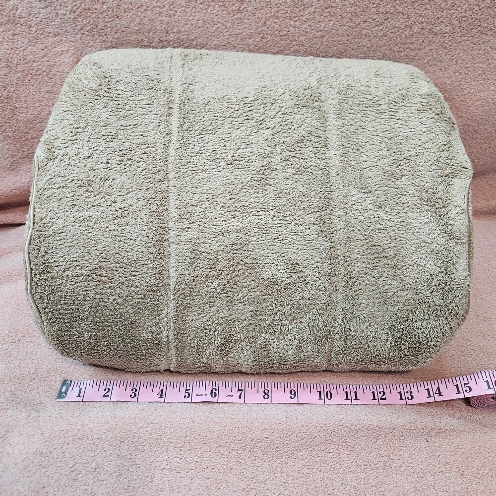 Brookstone Fleece Lumbar Support Pillow Sectional Back Cushion